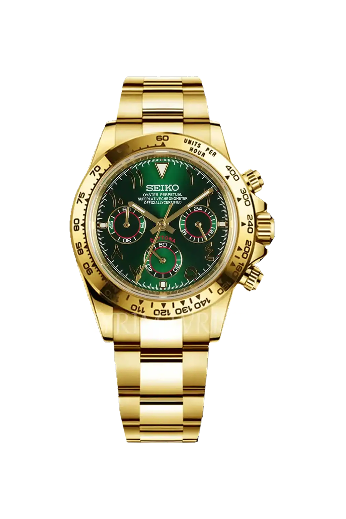 Mod Daytona Gold Arabic Green