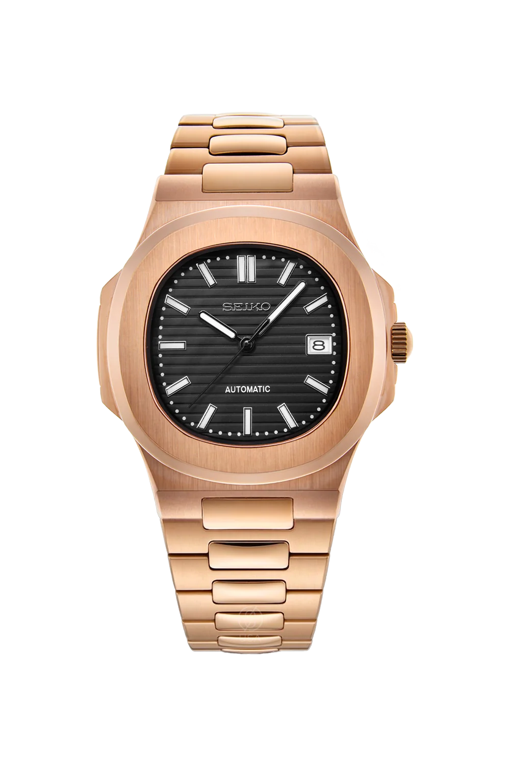 Mod Nautilus Rose Gold Black