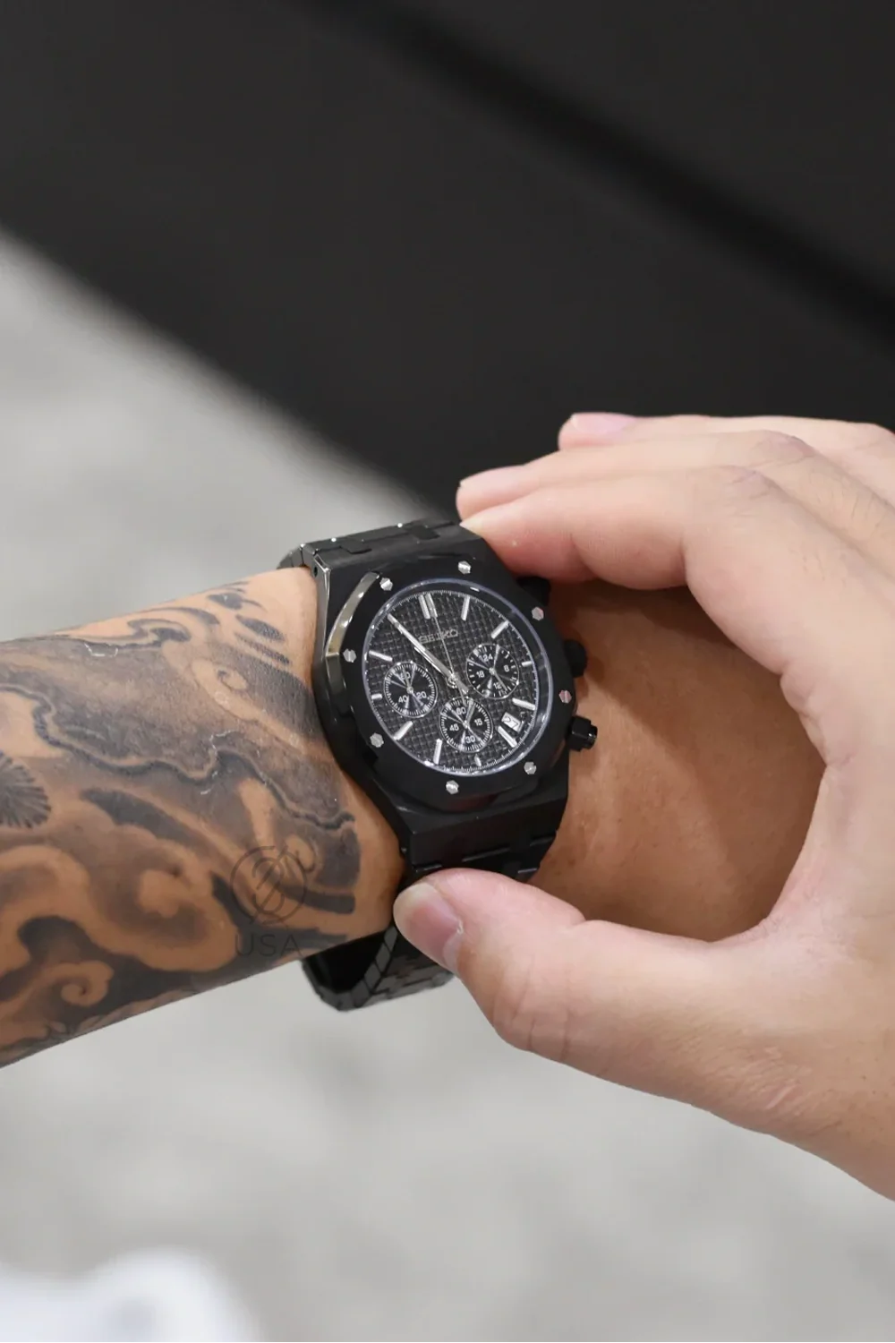 Mod Royal Oak All Black Chronograph