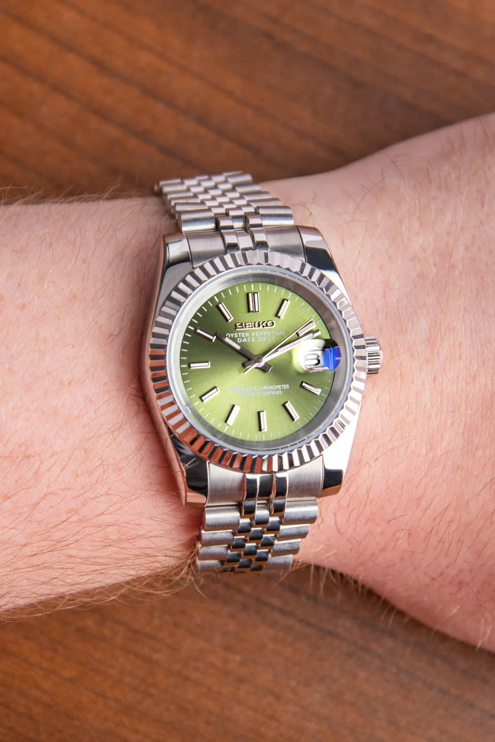 Mod Datejust Green