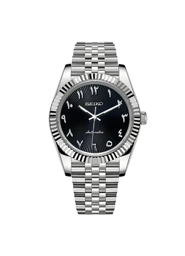 Mod Datejust Arabic Black