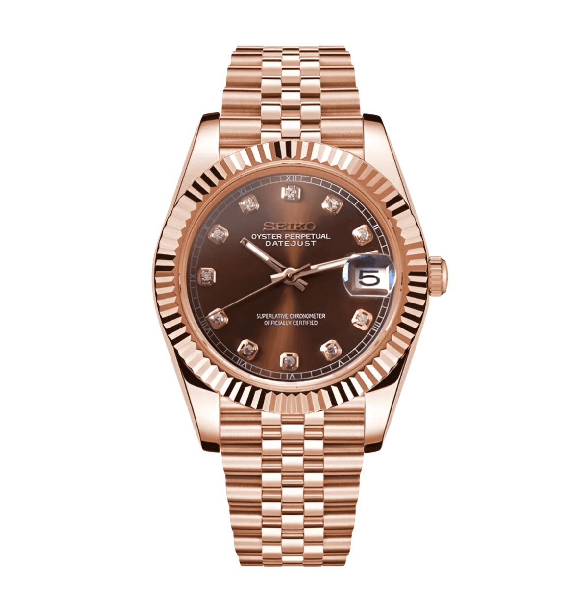 Seiko Mod Datejust RG Gem