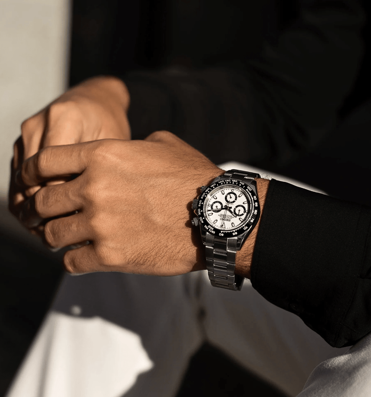 Seiko Mod Daytona Panda