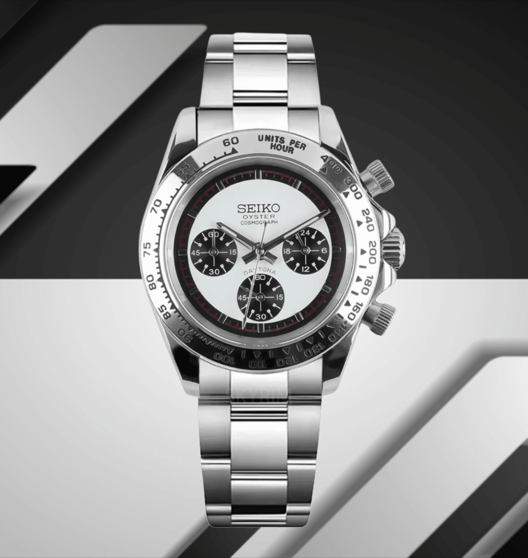 Seiko Mod Daytona "Paul Newman"