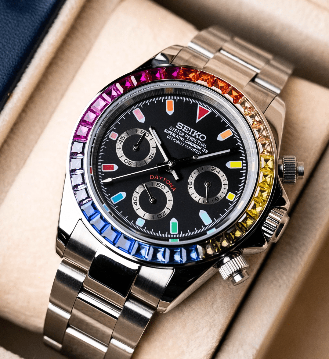 Seiko Mod Daytona Rainbow