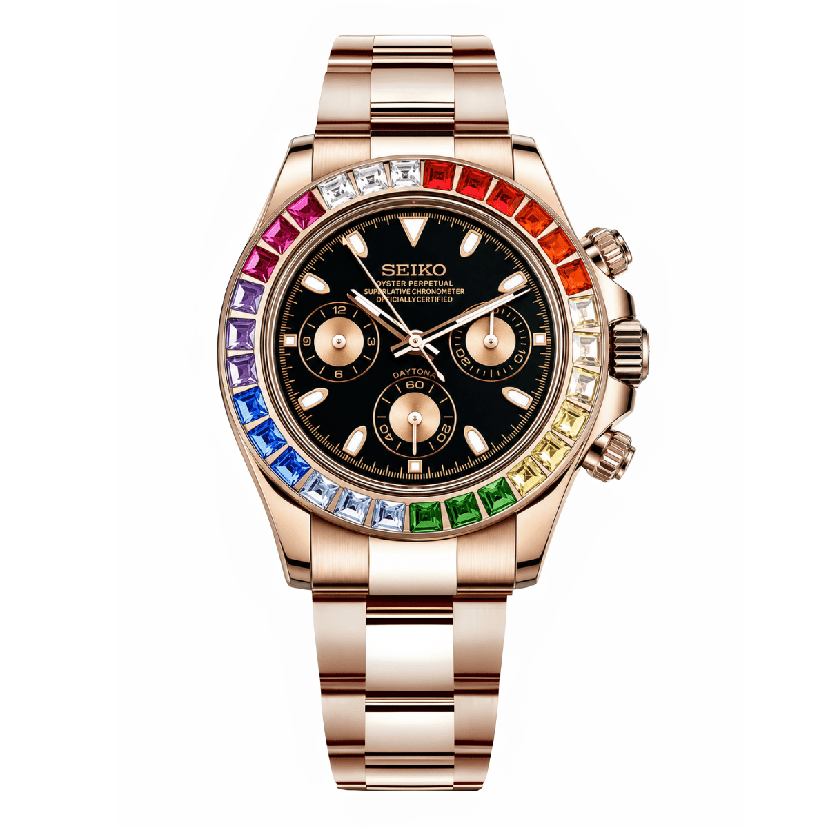 Seiko Mod Daytona RG Rainbow