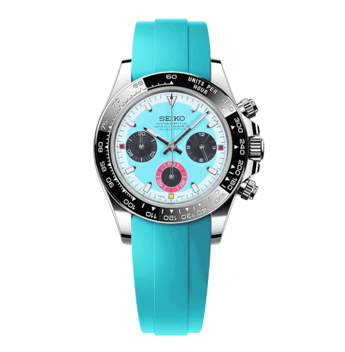 Seiko Mod Daytona Red Racer Tiffany
