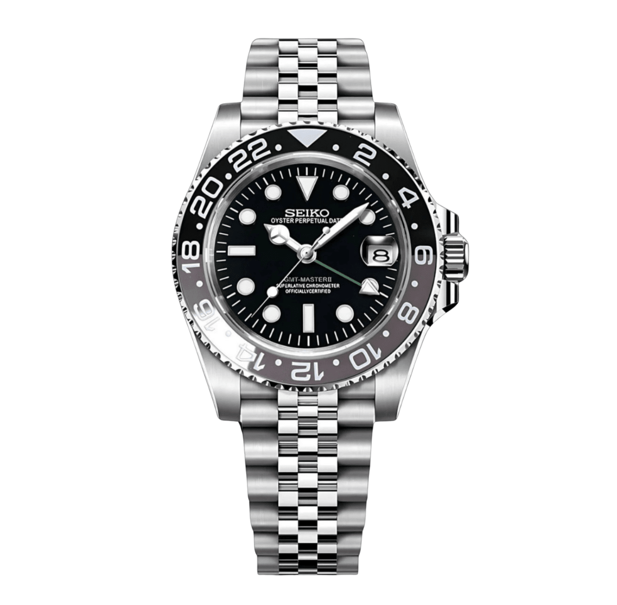 Seiko Mod GMT Bruce Wayne
