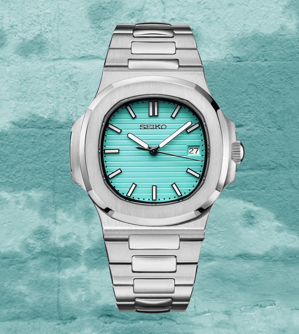 Seiko Mod Nautilus Tiffany Blue
