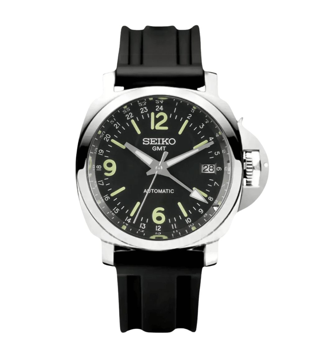 Seiko Mod Paneiko GMT Black
