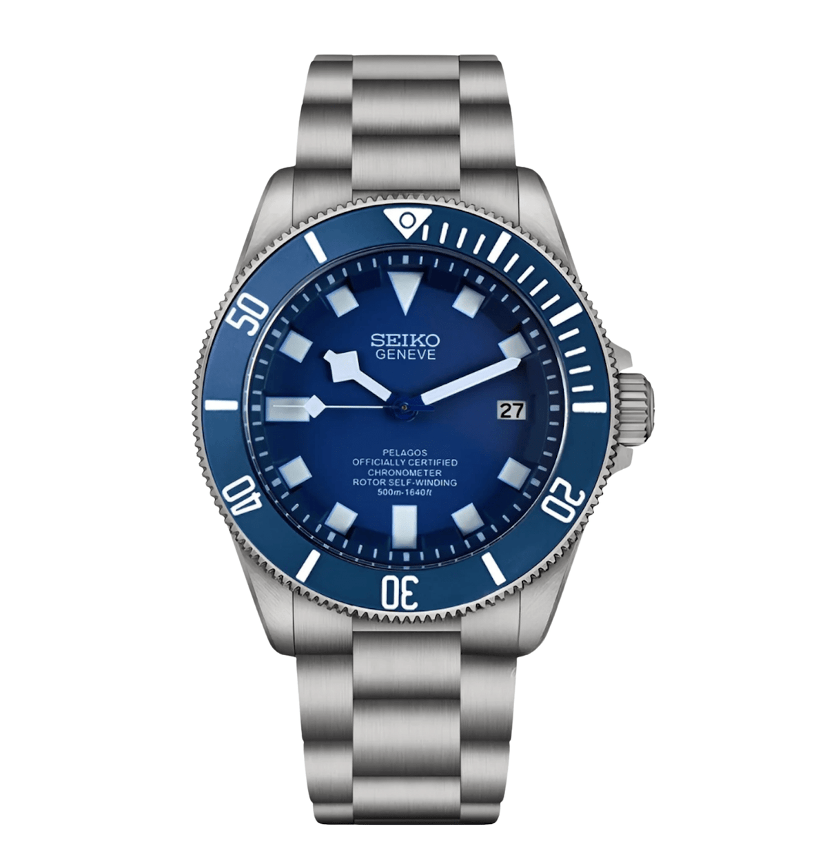 Seiko Mod Pelagos Blue