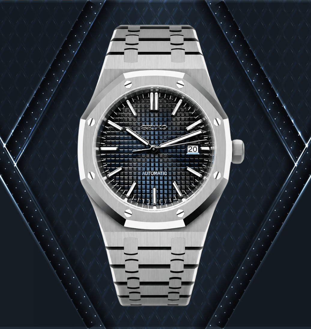 Seiko Mod Royal Oak Classic Blue