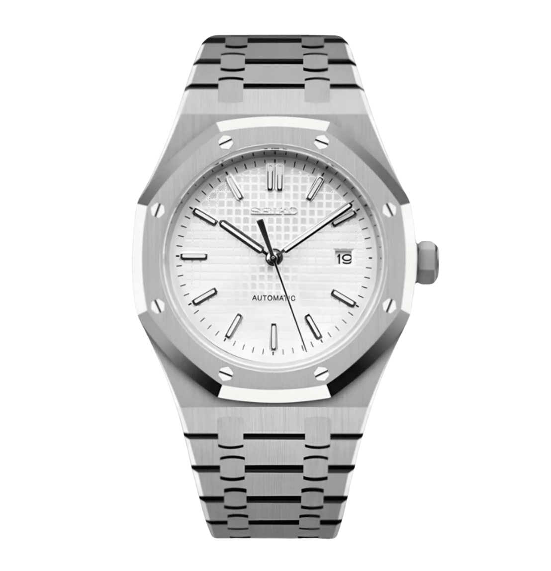 Seiko Mod Royal Oak White
