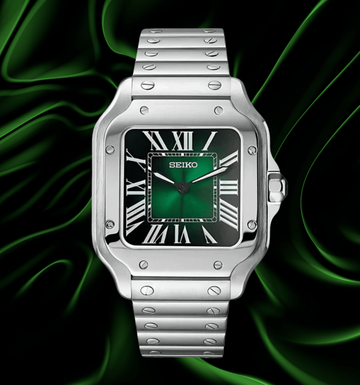 Seiko Mod Santos Green