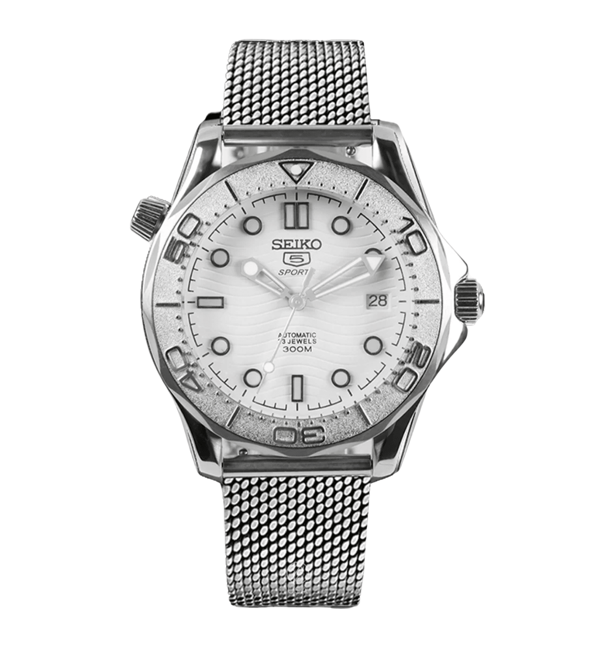 Seiko Mod Seamaster White