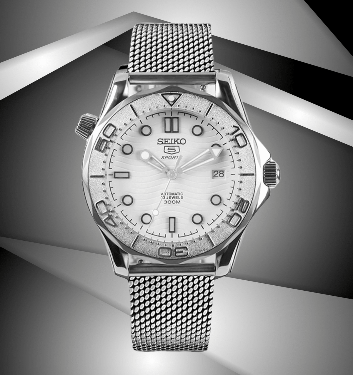 Seiko Mod Seamaster White