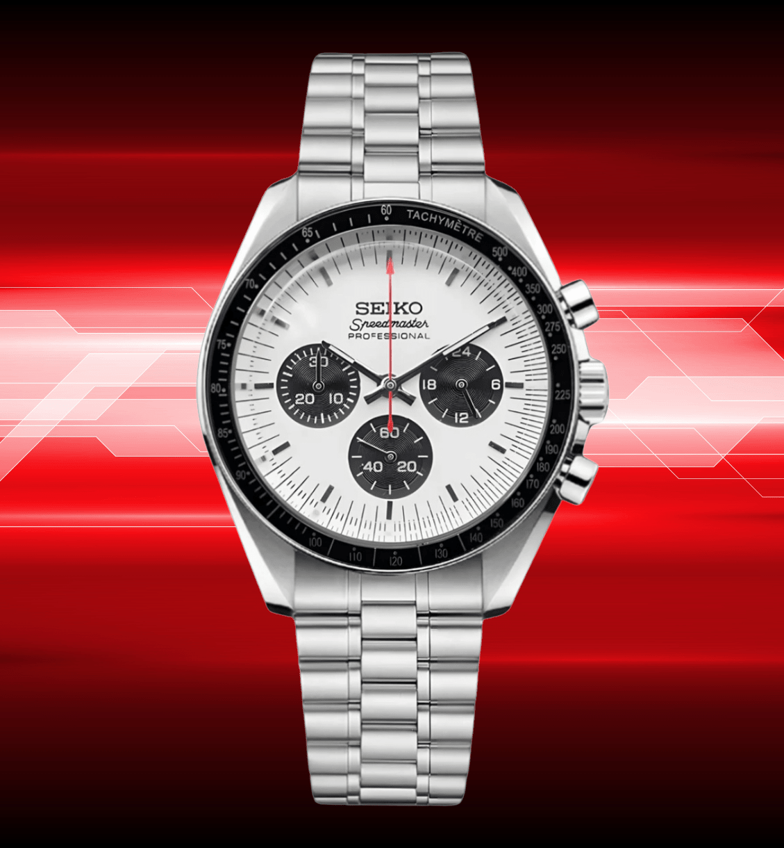 Seiko Mod Speedmaster White