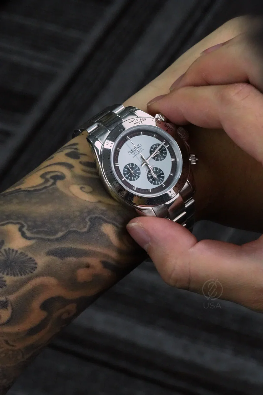 Mod Daytona Silver Ceramic Panda
