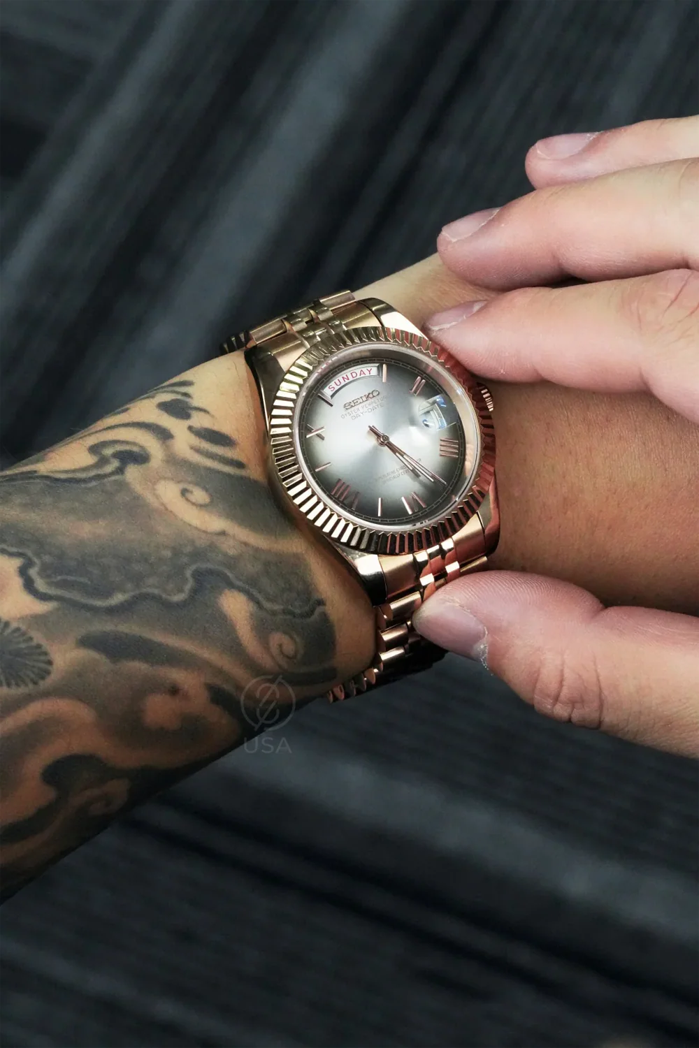 Mod Day-Date Rose Gold Mocha