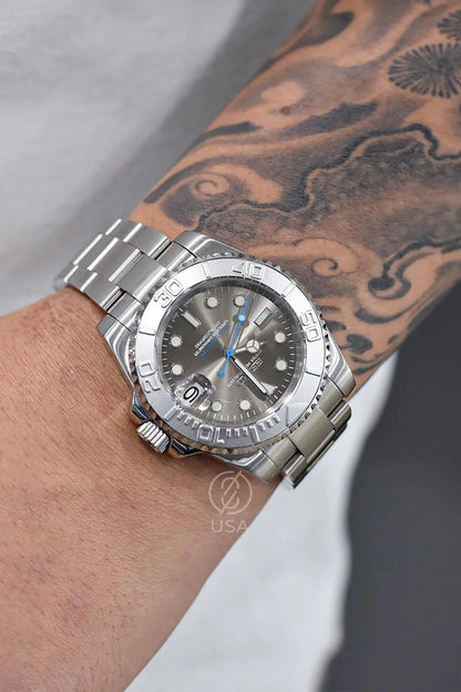 Mod Yacht-Master Silver Gray