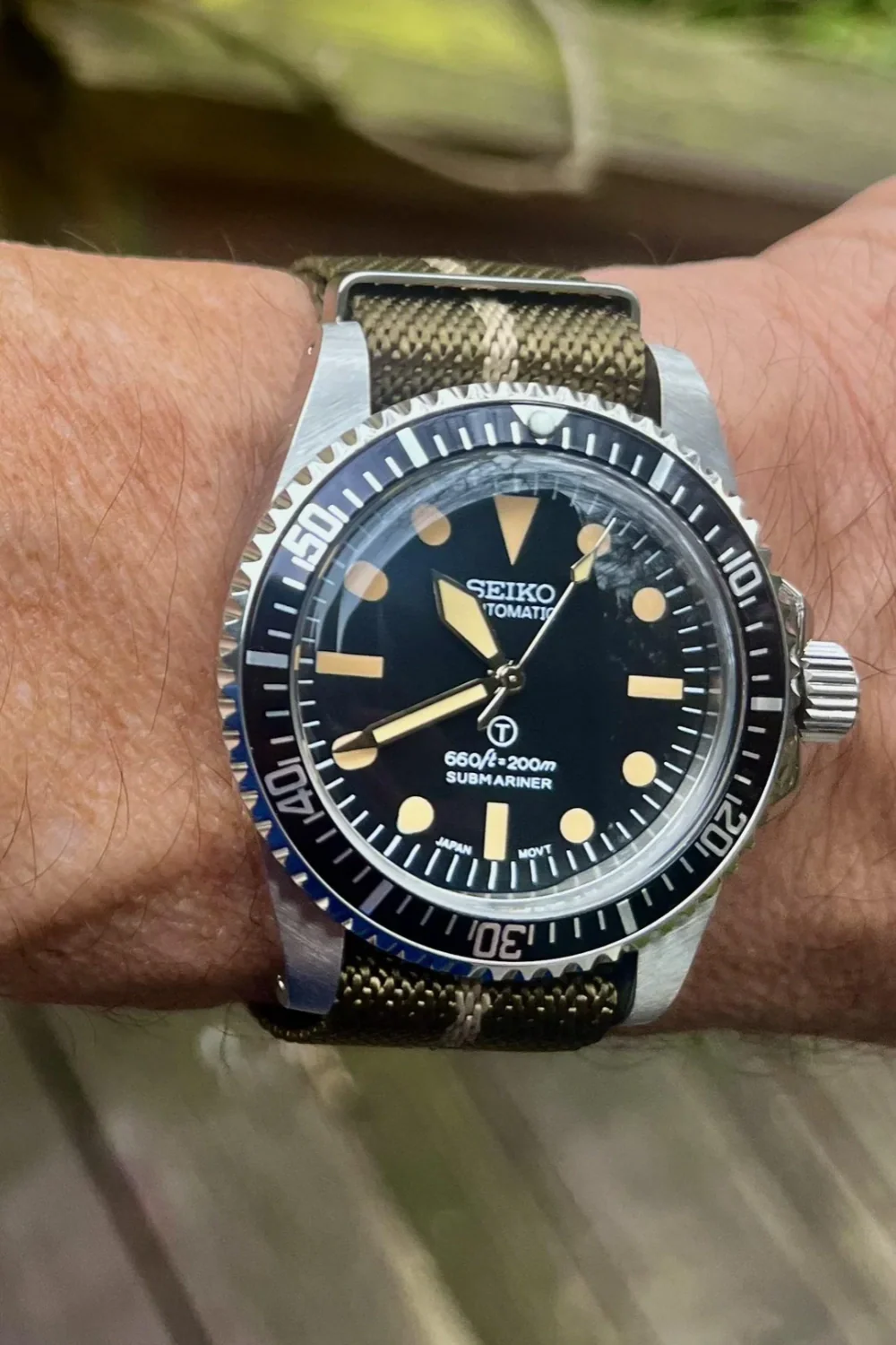 Mod Vintage Submariner Desert Sand