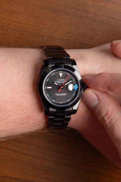 Mod Oyster Perpetual Black Lightning