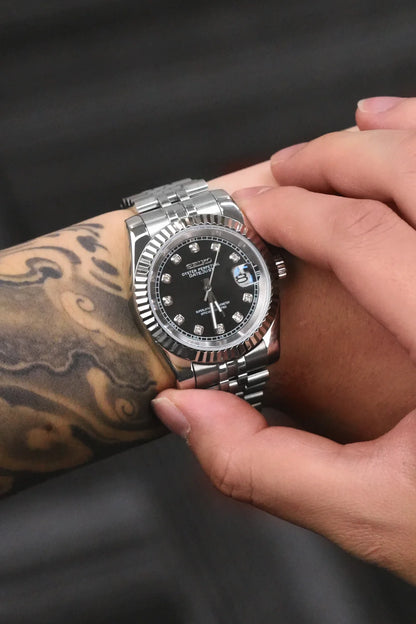 Mod Datejust Black Diamond