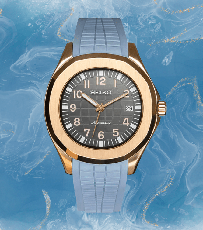 Seiko Mod Aquanaut RG Baby Blue