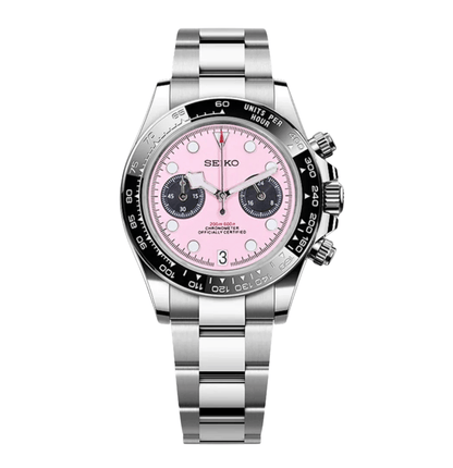 Seiko Mod Black Bay Pink