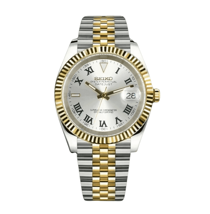Seiko Mod Datejust Two-Tone Wimbledon