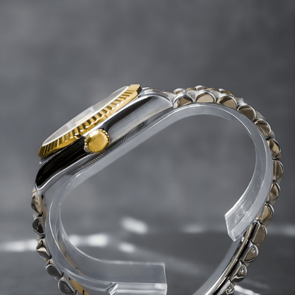Seiko Mod Datejust Twotone Gold Gem