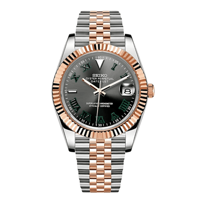 Seiko Mod Datejust Twotone Wimbledon