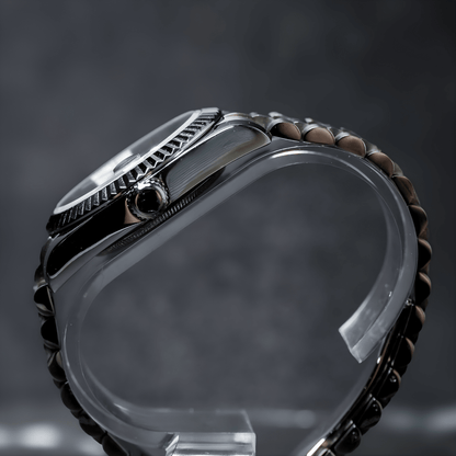 Seiko Mod Datejust Classic Black