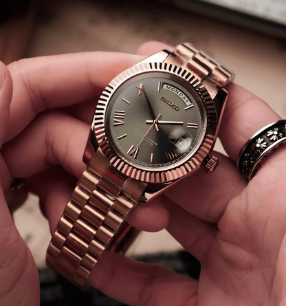 Seiko Mod Day-Date RG Olive