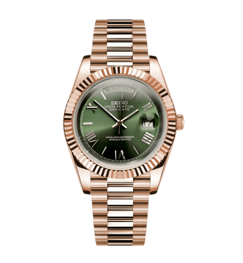 Seiko Mod Day-Date RG Olive