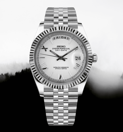 Seiko Mod Day-Date White