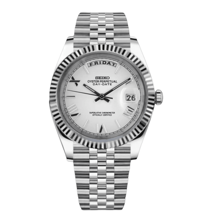Seiko Mod Day-Date White