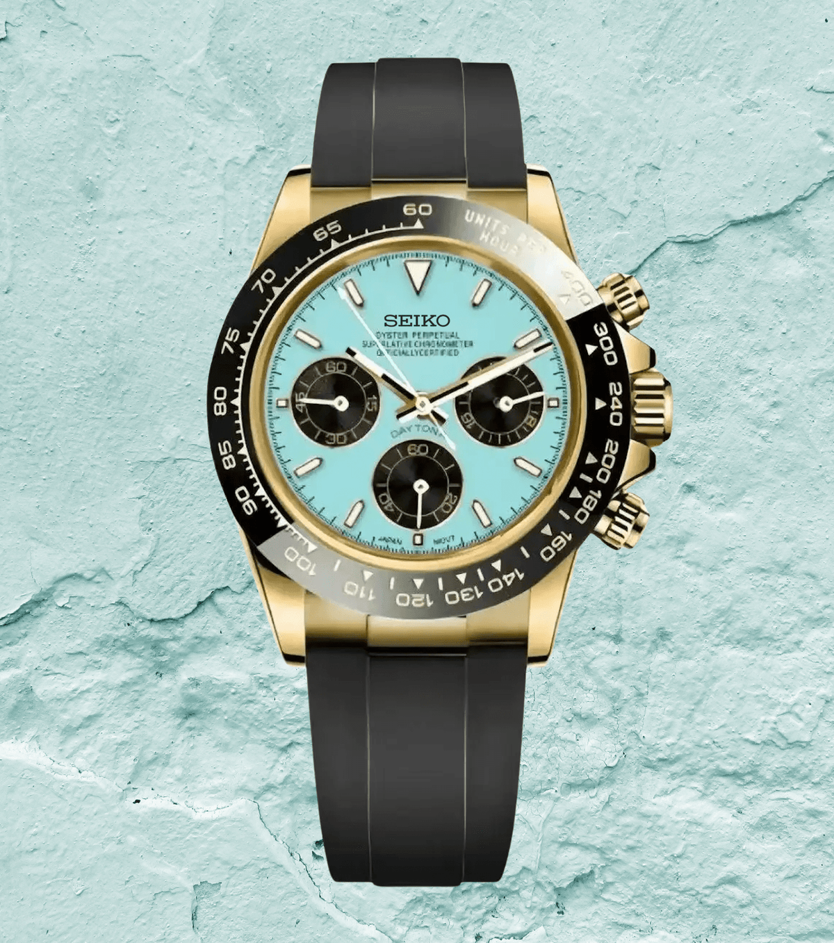Seiko Mod Daytona Gold Tiffany