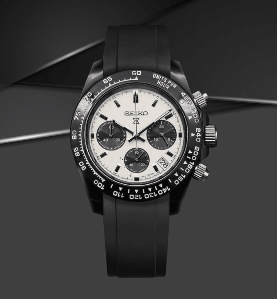 Seiko Mod Daytona Panda Speed Timer