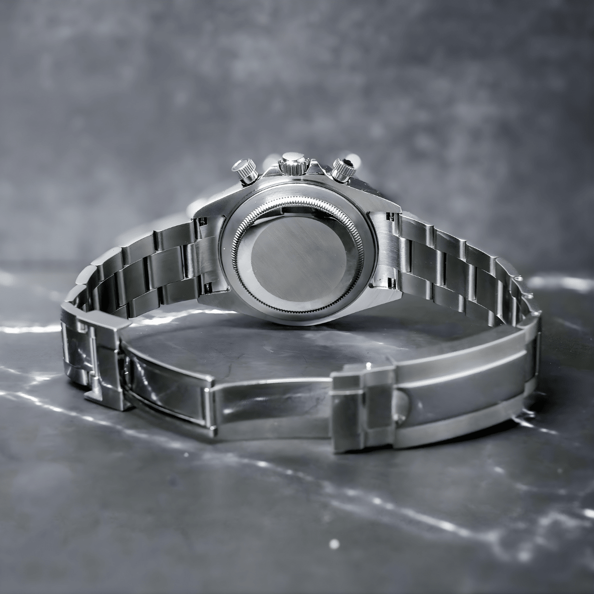 Seiko Mod Daytona Platinum Green