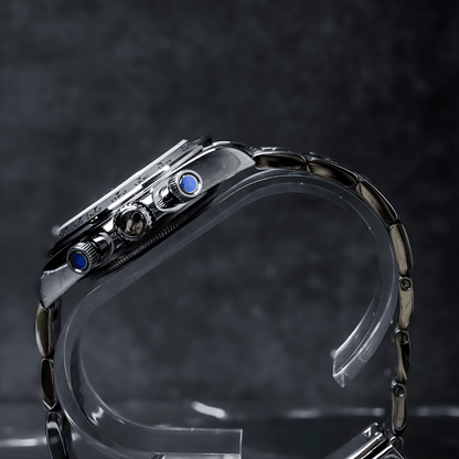 Seiko Mod Daytona Platinum Green