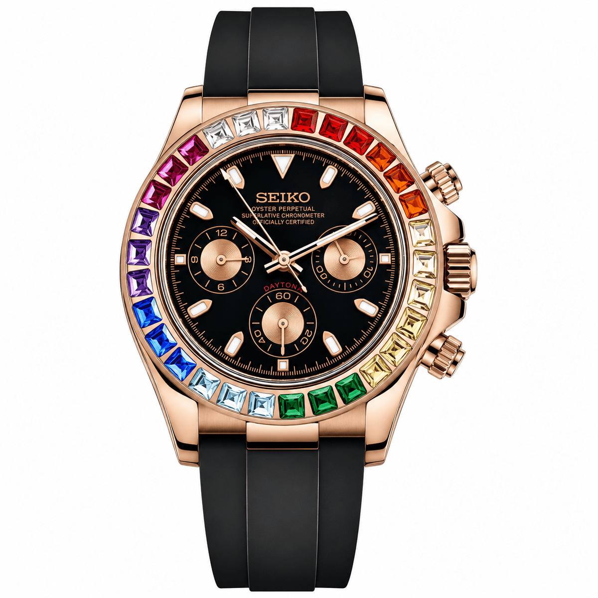 Seiko Mod Daytona RG Rainbow