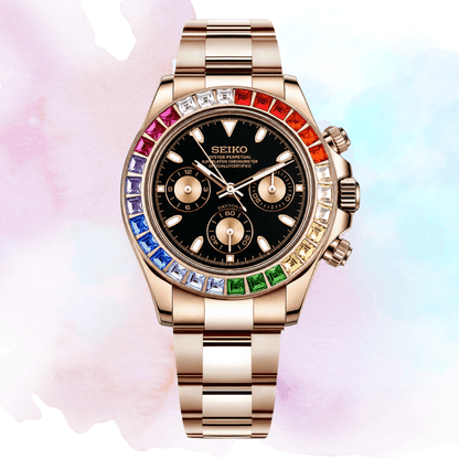 Seiko Mod Daytona RG Rainbow