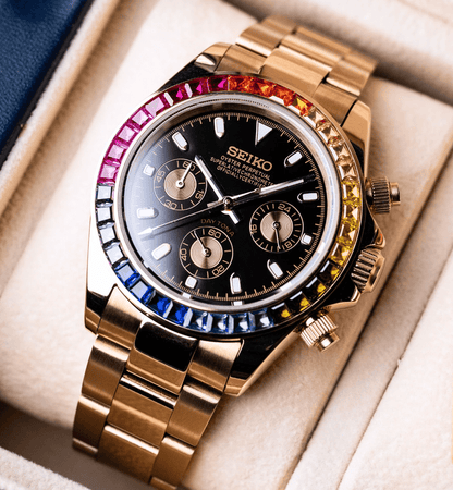 Seiko Mod Daytona RG Rainbow