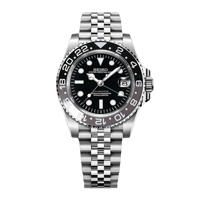 Seiko Mod GMT Bruce Wayne