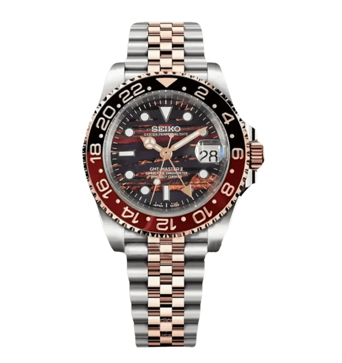 Seiko Mod GMT Ember