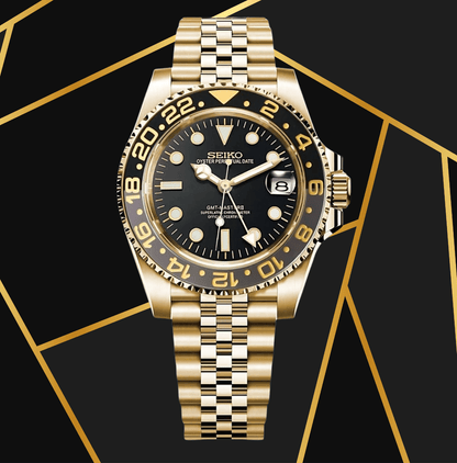 Seiko Mod GMT Gold