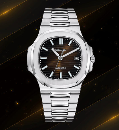 Seiko Mod Nautilus Brown