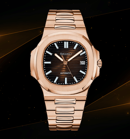 Seiko Mod Nautilus RG Chocolate