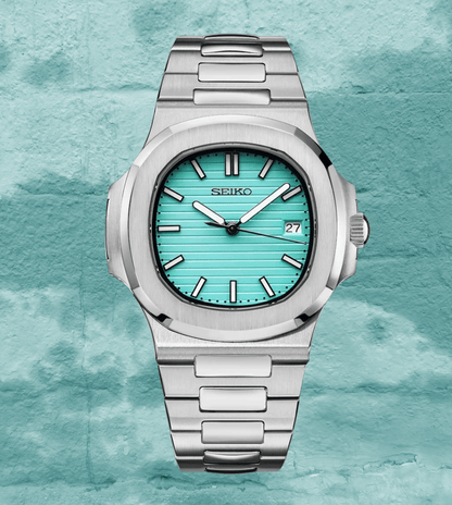 Seiko Mod Nautilus Tiffany Blue